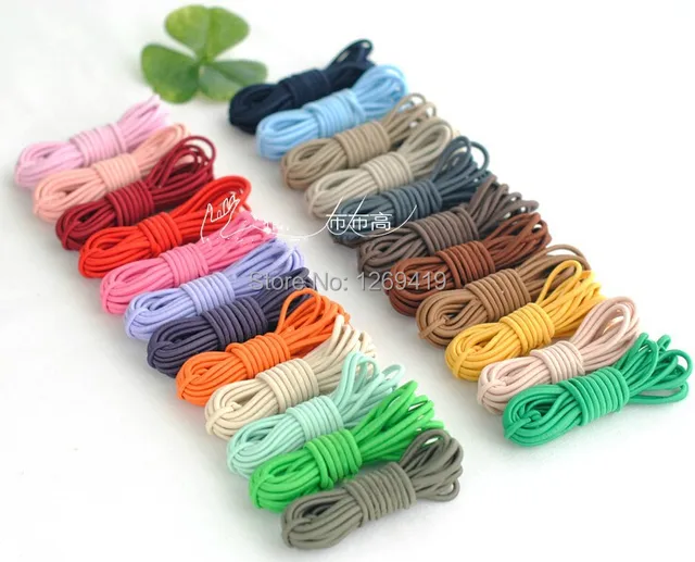 Whole 2 5mm 50yards Lot Elastic String Cord Rubber Band Whole 2 5mm 50yards Lot Elastic String Cord Rubber Band Diy Jewelry Making