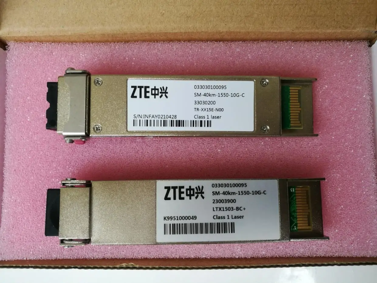 

ZTE genuine light module 033030100095 XFP SM-40km-1550-10G-C light module