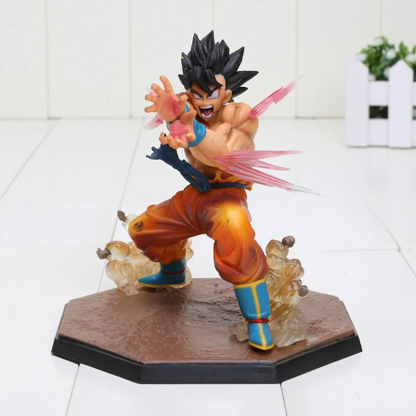 Dragon Ball Z фигурка Вегета Сон Гоку тройной Kaiouken Kamehameha Battle Ver. Игрушка из ПВХ Dragon Ball Z фигурка - Цвет: Gokou opp bag