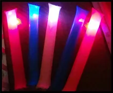 100pcs Air Inflation LED Flashing Cheering sticks Inflatable Cheers Bar for Concert Football Basketball Fans font