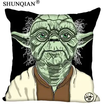 

Custom Pillowcase Cover Yoda Square Zipper Pillow Cover Two Sides Print Your Pictures Cool Pillow Cases
