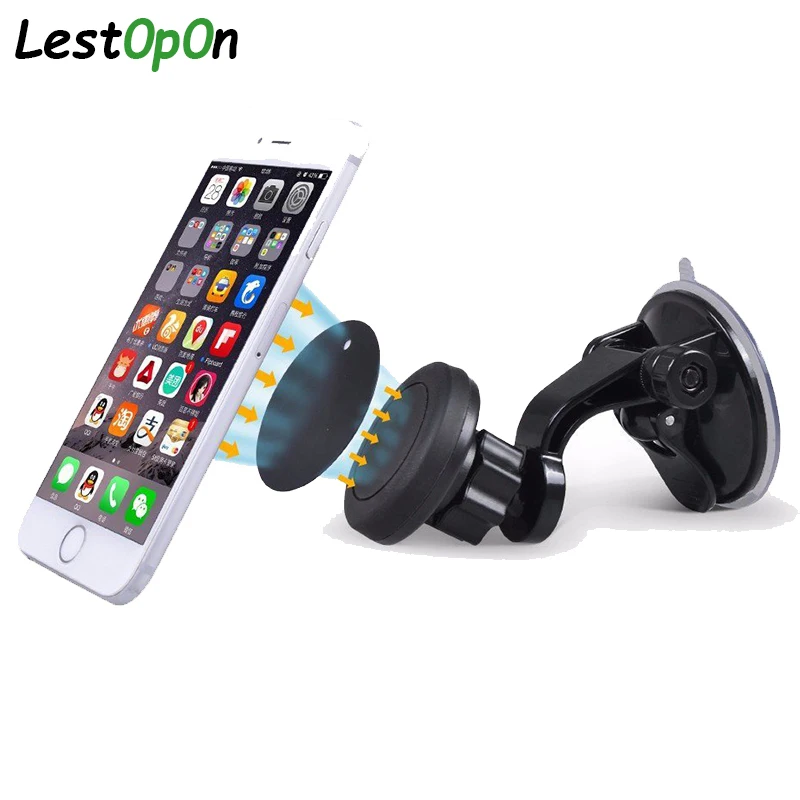 Goede Auto Mount Houder Voor Iphone X 8 7 6 Plus Magnetische Mobiele Telefoon Houder Voorruit Smartphone Voor Xiaomi Huawei Mobiel magneet