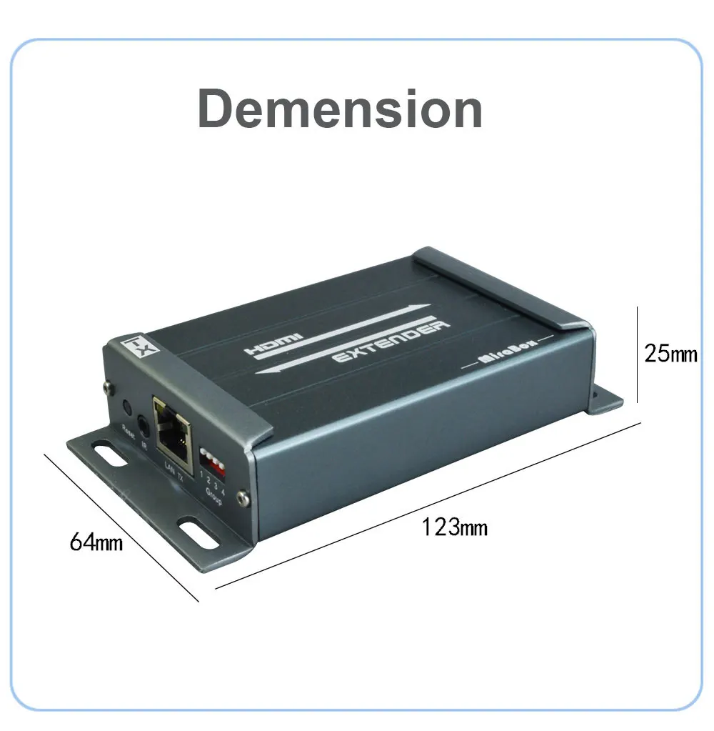 4x4 HSV891 Matrix HDMI Extender with IR over Cat5 Transmitter and Receiver via Cat6 to UTP Rj45 Ethernet HDMI Extender over IP (13)