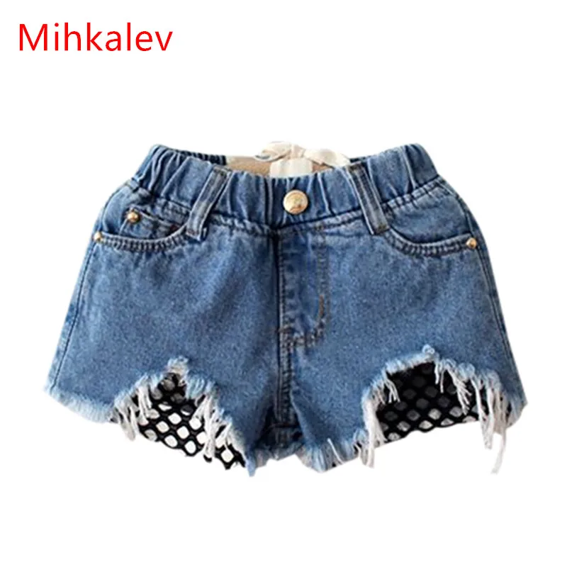 

Fashion ripped baby girls shorts 2019 summer girl shorts for kids jeans for 2Y to 8Y children denim shorts kids trousers