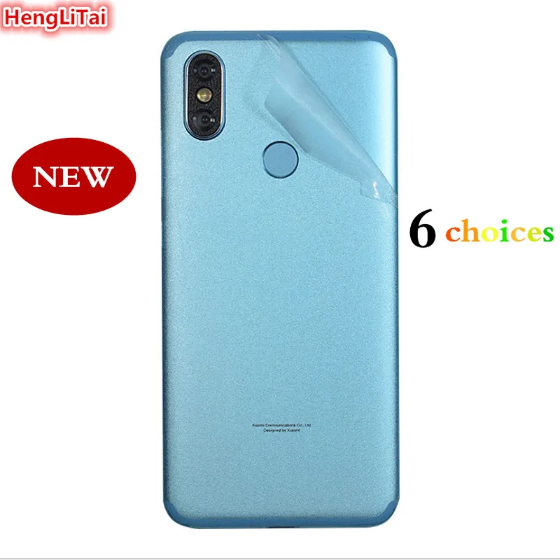 Новинка для Xiaomi A2 задняя наклейка прочная прозрачная HD сетка из углеродного