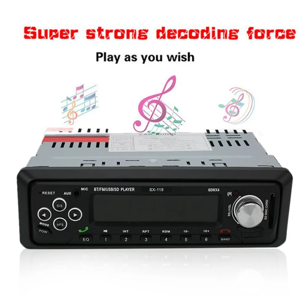 

Car Bluetooth Digital FM Radio Receiver MP3 USB Audio Player Hands-free Calls Auto Stereo Music Player Support Remote Control
