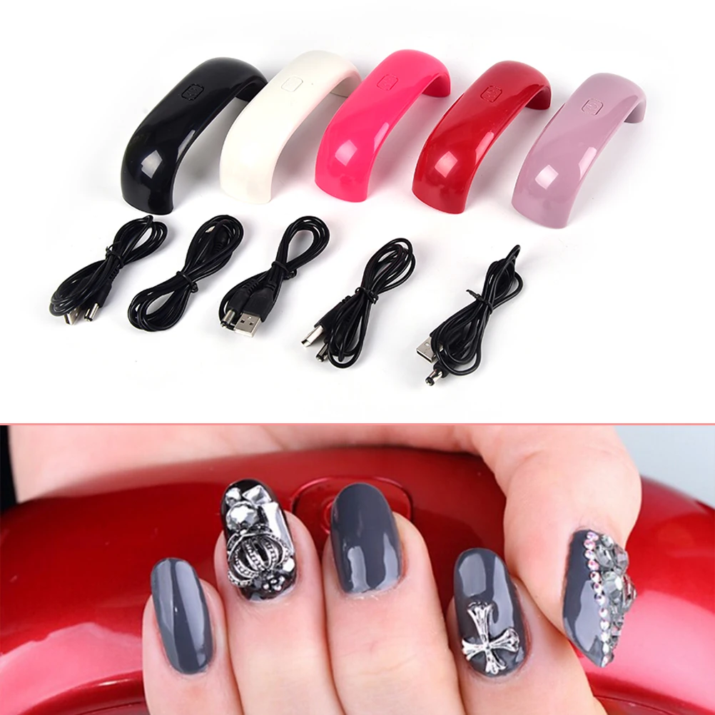 Portable Mini Rainbow Shaped USB LED Lamp Nail Dryer New Style 9W Quick-Dry LED UV Nail Dryer Curing For UV Gel