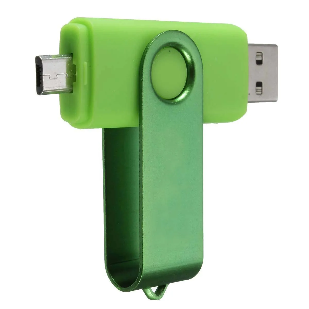 Микро USB флэш-накопитель карта памяти OTG для мобильного телефона ПК зеленый