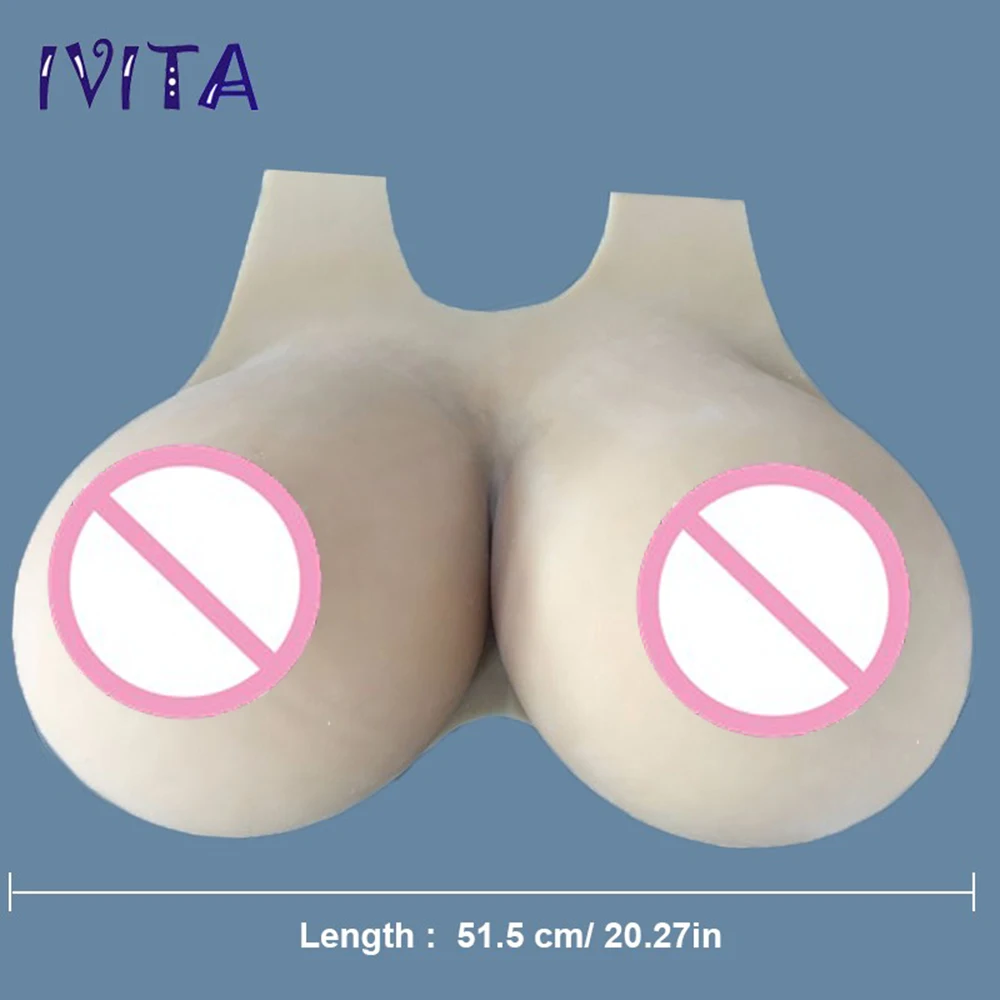 IVITA 12 кг огромные искусственные груди реалистичные силиконовые сиськи для