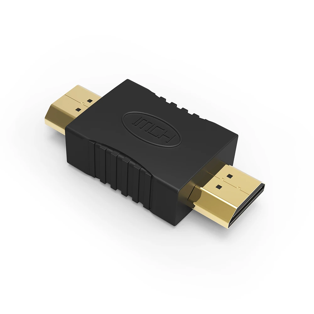 Высокое качество HDMI к HDMI мужчин и мужчин позолоченный соединитель удлинители соединителей адаптер конвертер для ноутбук с HDTV проектор