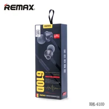Remax RM 610D Base-Driven High Performance fone de ouvido música Estéreo de fone de ouvido com Microfone e Controle In-Line fones de ouvido
