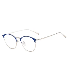 Viodream металл Ретро бровей рамки рецепт очки оптические очки рамки оправа для очков, оптика де Грау