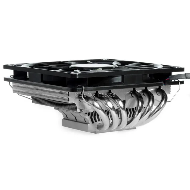 TDP 130W Low Profile/Slim ITX/HTPC System CPU Cooler With 6 Heatpipes
