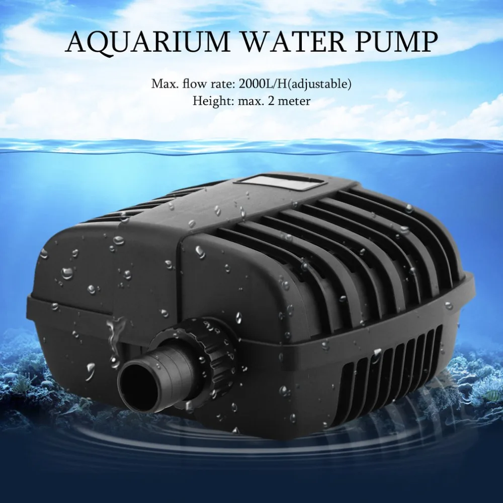 

Adjustable Flow Rate Eco Submersible Pump CFP-2000 Dirty Water Filter Pump High Performance Water Pump EU Plug Ship From DE