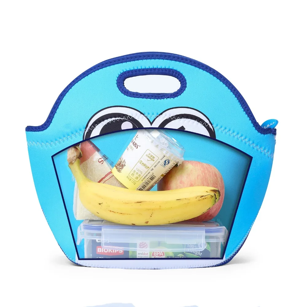 Mommore Милая Детская сумка мультфильм сумка для еды для мальчиков и девочек машины моющиеся мешки для Еда