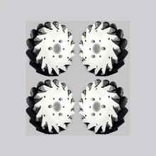 A Set of 152mm 6 Inch Aluminum Mecanum Wheels Online Wholesale( 2 Left , 2 Right)