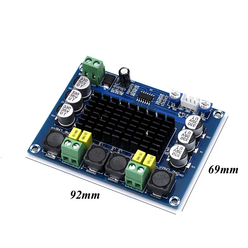 Lusya TPA3116D2 двухканальный стерео цифровой аудио усилитель мощности плата HiFi мощность 120 Вт* 2 DC 24 В XH-M543 C3-002