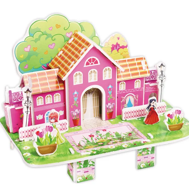 doll cartoon house