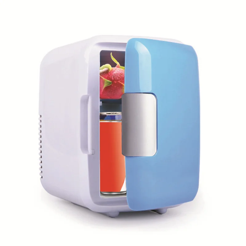 12V 220V Mini Car Fridge Portable household Refrigerator Travel Auto Cooler Freezer Warmer cooling Box Dual Use Office 4L