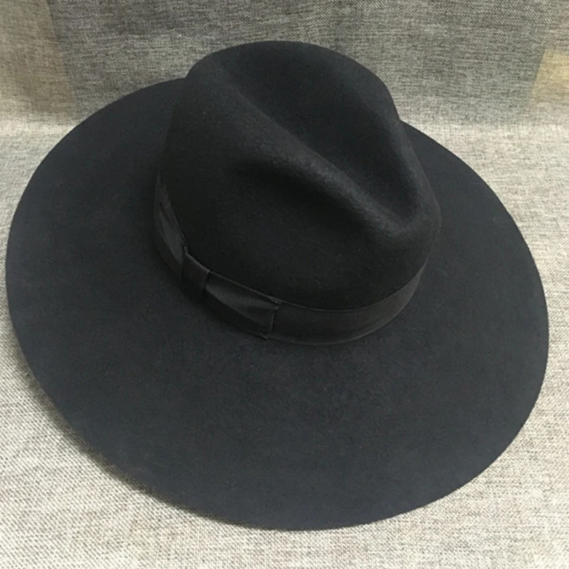 Sunlynn, фетровая шляпа с широкими полями, женская, как в европейском стиле, шерстяная фетровая шляпа-котелок, последняя мода, большая шляпа, кепка, вечерние шляпы