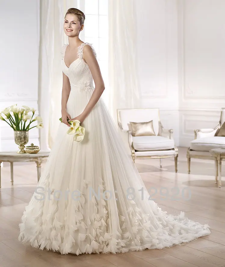 Sweetheart Rosettes Skirt A Line Wedding Dress In Dresses Sweetheart Rosettes Skirt A Line Wedding Dress In Dresses From Weddings Events On Aliexpress Alibaba Group