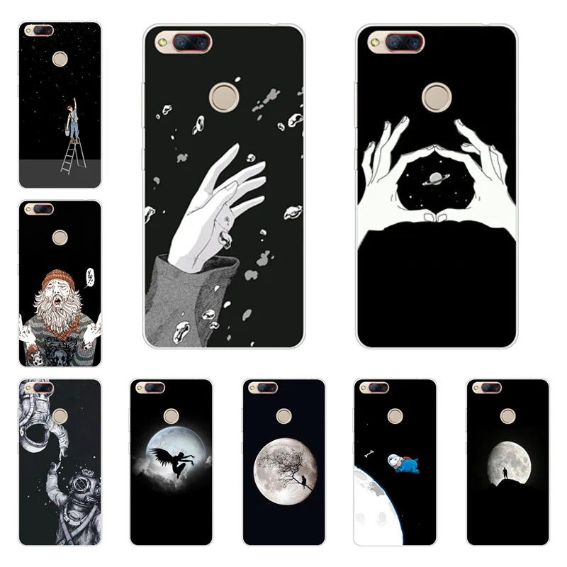 

ZTE Nubia Z17 Mini Case,Silicon Black graffiti Painting Soft TPU Back Cover for ZTE Nubia Z17 Mini s z17s Protect Phone cases