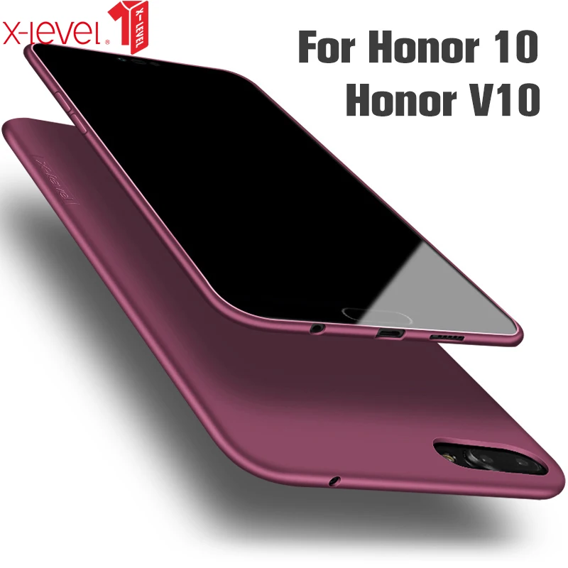 

Case For Huawei Honor 10 Soft TPU Silicone Cover X-Level Ultra Thin Shockproof Back Cover Case For Huawei Honor View 10 V10