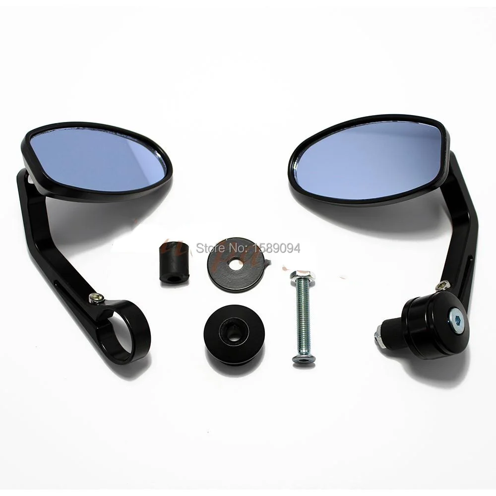 MOTORCYCLE 7/8" 1" APE Z HANGER HANDLEBAR END MIRRORS FOR CUSTOM HARLEY