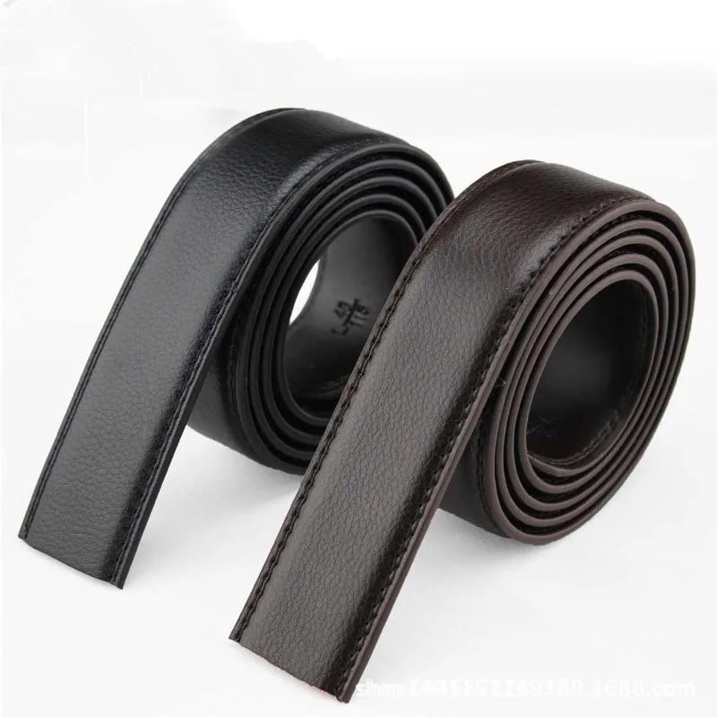 

100% high quality men genuine leather belt men casual fashion belt luxury brand belts ,no buckle,cintos para homens