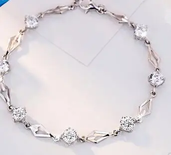 

2018 237 19 Free shipping women Bracelet on sale Women silver Bracelet High Quality