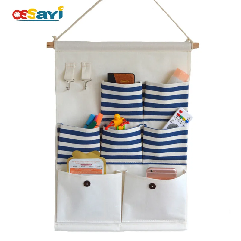 Small Objects Storage Hanging Bag Wall Mounted Storage Bags Hook