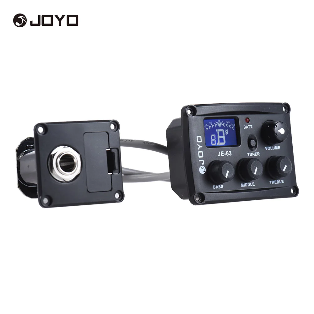 JOYO Новое поступление JE 63 укулеле Ukelele Uke пьезо звукосниматель Preamp Система 3