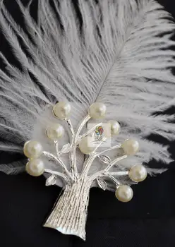 

Feather Groomsman Party Prom Wedding Flowers Wedding Best Man Rose Boutonniere Branches Mix match Corsage Pin Groom