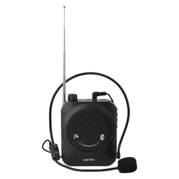 

Voice Amplifier Portable Professional Teacher Microphone Megaphone with FM Repeat and Music Player Use for Coaches Tour Guides