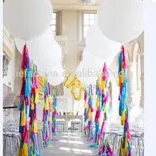 36 дюймов огромные латексные воздушные шары и бумажные кисточки воздушные шары воздушный змей