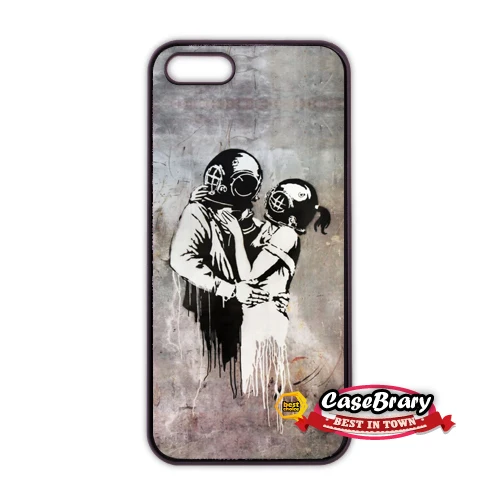 Deep Sea Diver Бэнкси Книги по искусству чехол для Apple IPhone X 7 8 6 6S плюс 5 5S SE 5C 4 4S Ipod Touch |