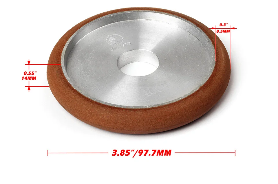 Z-LEAP 7 шт./компл. 4 дюйма алмазного колеса для гофрирования мокрый Применение смолой шлифовальный диск для флейты Гранит Мрамор шлифования и канавок