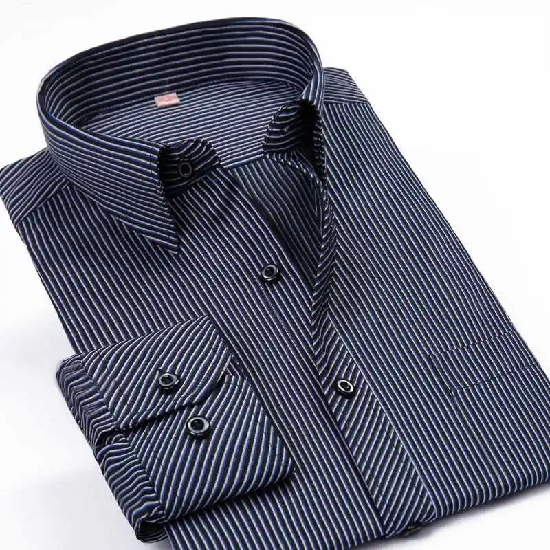 Men shirt Casual Dress Shirts Plaid Shirt Long-sleeve Men's Clothing Work Wear Camisa Masculina Plus Size New 2016 6xl