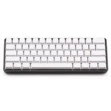 Белый черный оранжевый синий пустой толстый pbt OEM профиль 61 ANSI колпачки для MX переключатели dz60 gh60 механическая клавиатура