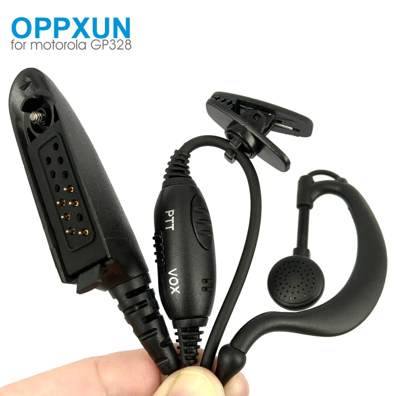 Earpiece Headset PTT VOX MIC for Motorola HT750 HT1250 GP328 GP329 GP340 GP380