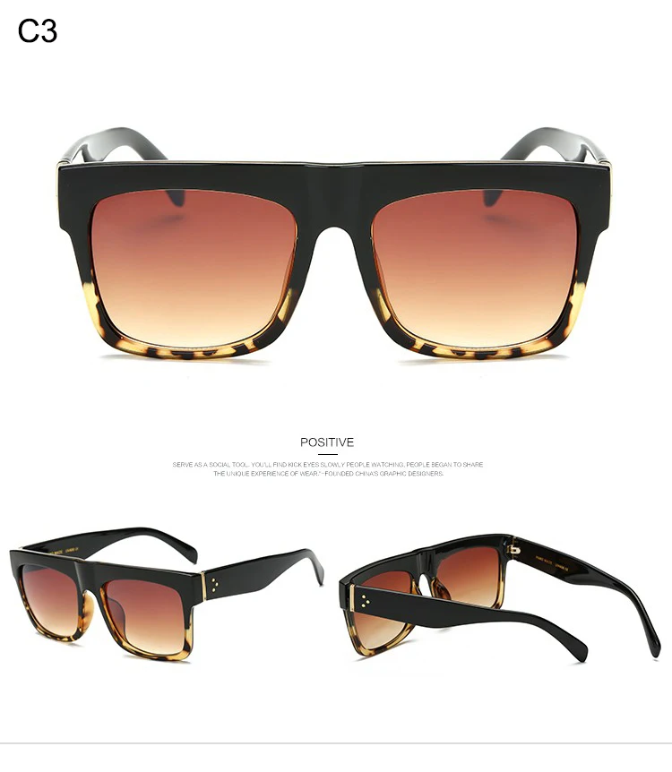 WarBLade Новая мода люкс Брендовая дизайнерская обувь в стиле Ким Кардашьян солнцезащитные очки Для женщин ретро оттенки солнцезащитные очки Для мужчин Gafas - Цвет линз: C3