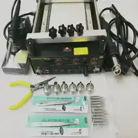 3 in 1 Digita Hot Air ความร้อน BGA Rework Solder Station + เหล็กบัดกรีไฟฟ้า + IR อินฟราเรดอุ่นสถานี