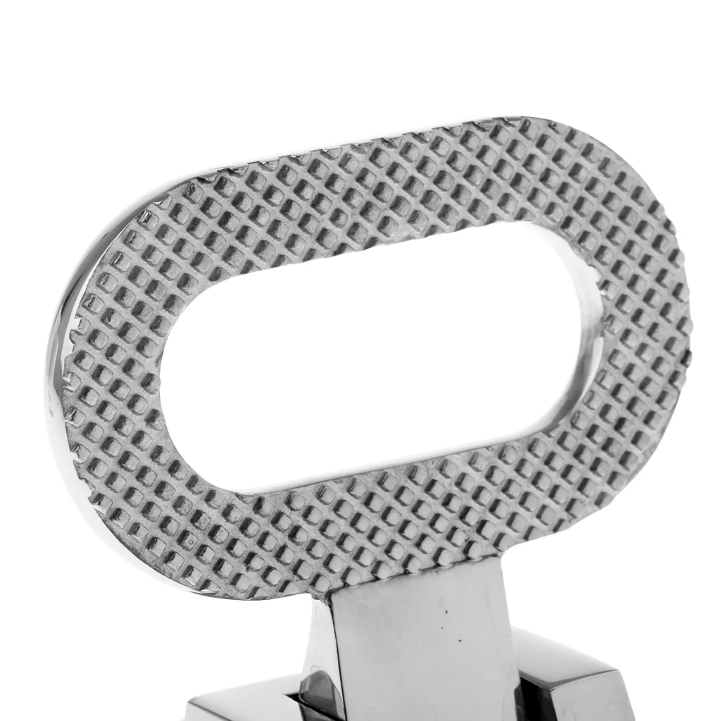

Pack 2 Diamond Anti-skid 316 Stainless Steel Folding Mast Step Marine Boat RV Yacht Transom Step Caravan Fold Out Step