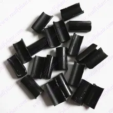 1000 шт Кератиновый клей для ногтей Кератиновый переплетенный цвет черный(Пальчиковый протцетер* 2 термозащита* 2& Клип* 1 бесплатно