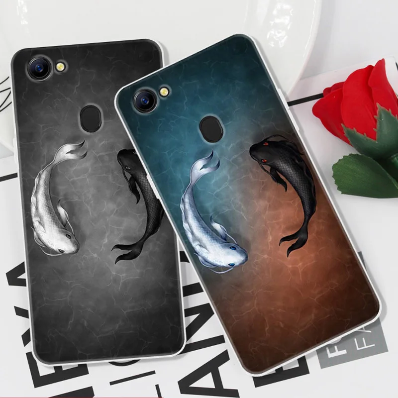 Чехол для OPPO F7 милый мультяшный Мягкий силиконовый чехол OPPOF7 F 7 защитный coque