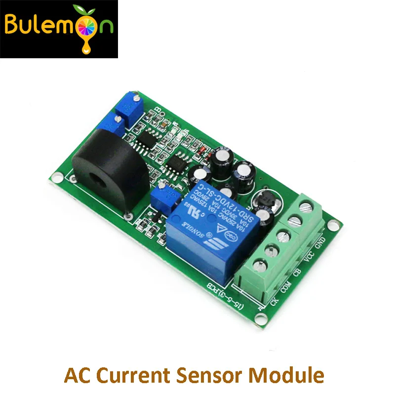 

3pcs/lot AC Current Sensor Module Switch Output DC24V AC 0-10A Full Range of Linear Detector