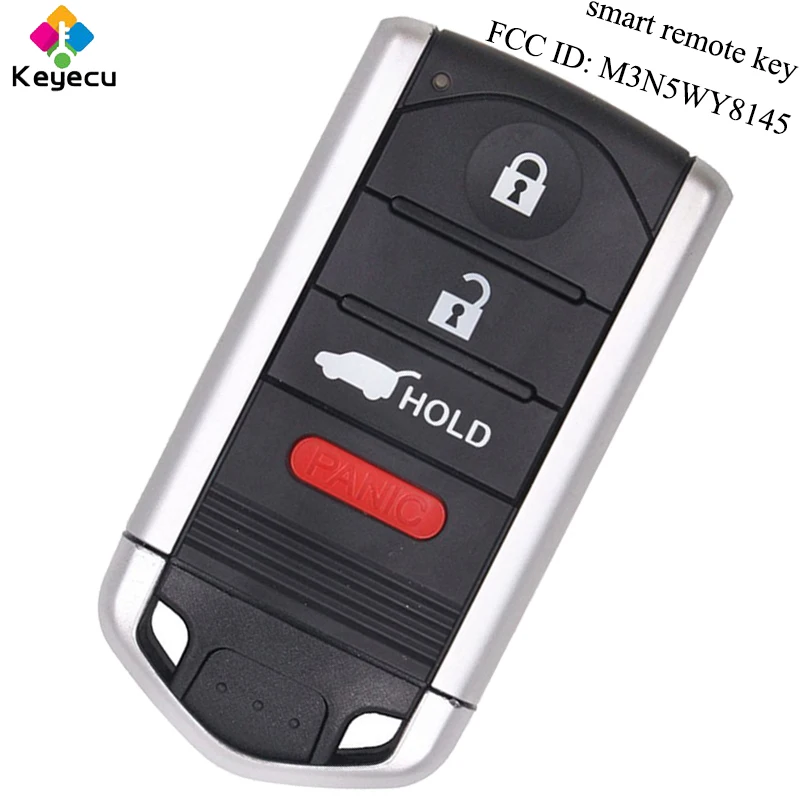 

KEYECU Replacement Smart Remote Key - 3+1/ 4 Buttons & 313.8MHz & Emergency Blade- FOB for Acura TL 2009-2012 FCC ID: M3N5WY8145
