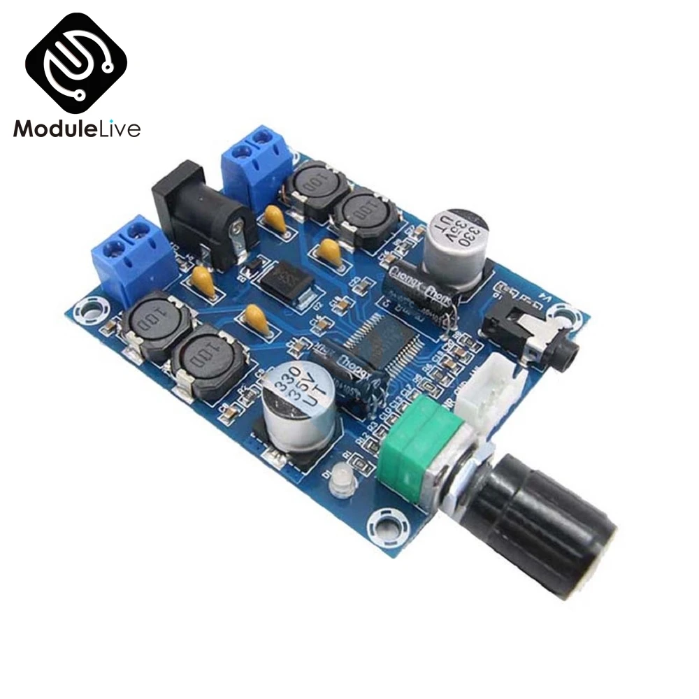 

XH-M312 M312 TPA3118D2 Low Power Amplifier Board Module DC 12V 24V 28V 3A Output 45W x 2 Digital HD Edition Audio