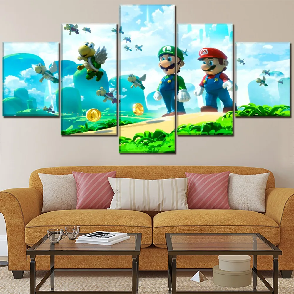 Home Decoration Canvas Prints Wall Art Pictures 5 Pieces Super