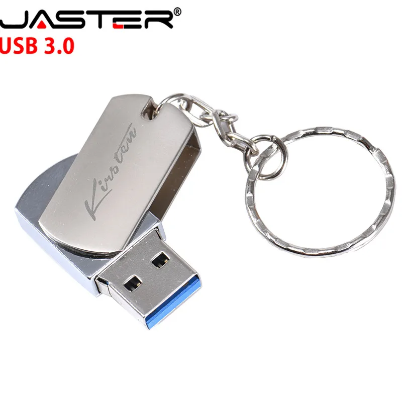 JASTER laser custom metal flip USB 3,0 memory stick usb flash drive 128 ГБ 64 ГБ 16 ГБ 32 ГБ 4 ГБ Флешка(более 10 бесплатных логотипов